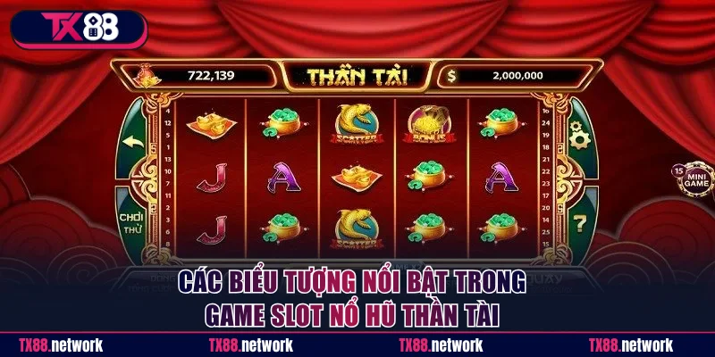 Các biểu tượng nổi bật trong game slot nổ hũ Thần Tài