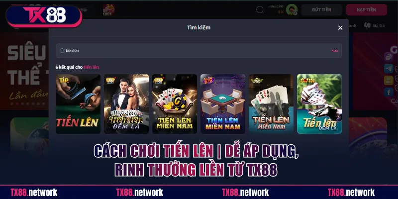 Cách Chơi Tiến Lên