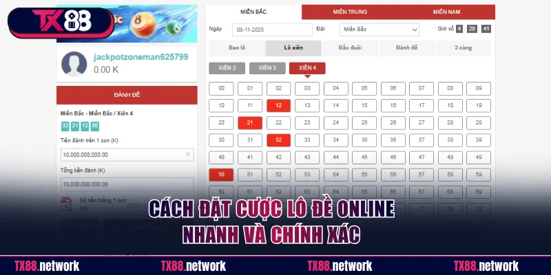 Cách đặt cược lô đề online nhanh và chính xác
